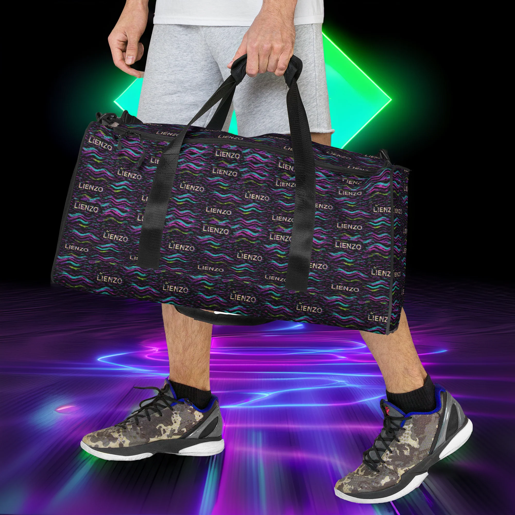 Sac de sport "VHS Glitch" – Image 2