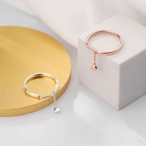 Anneau ajustable du souvenir en argent sterling 925