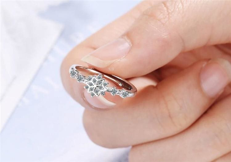 Anneau 'Inspiration de l'Hiver' Taille Ajustable – Image 7