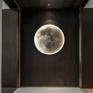 Applique murale lunaire ' la tête dans les Etoiles '