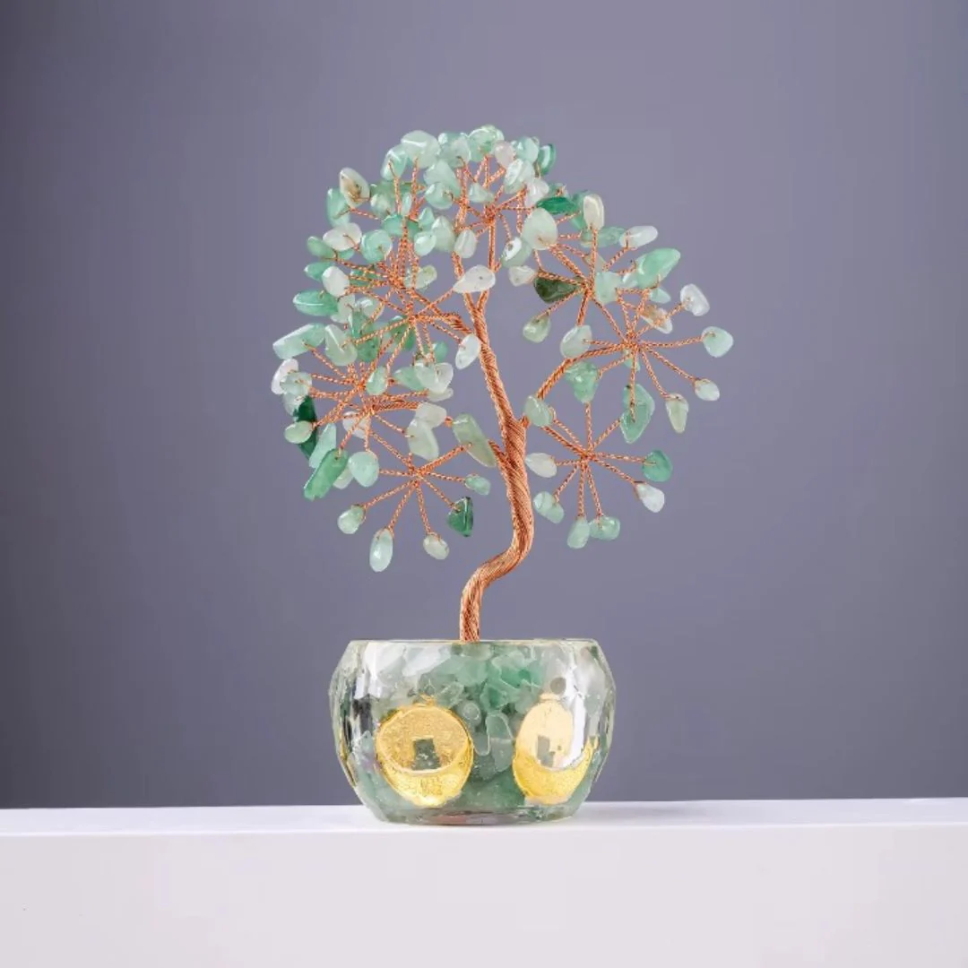 Arbre de Vie Décoratif en Pierre Naturelle – Élégance Terrestre et Sérénité