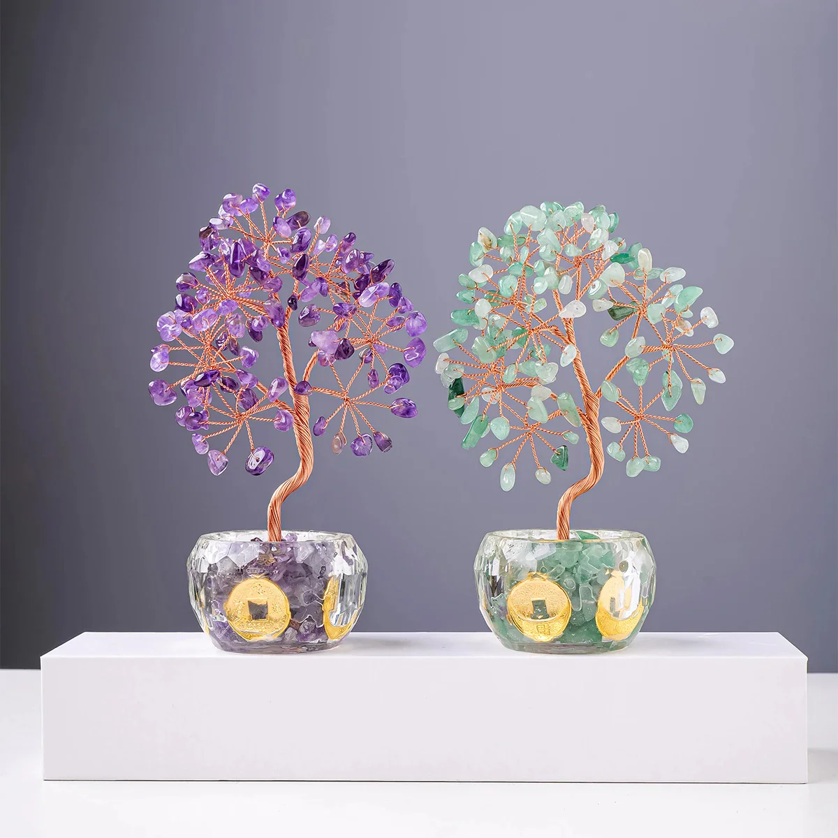 Arbre de Vie Décoratif en Pierre Naturelle – Élégance Terrestre et Sérénité – Image 3