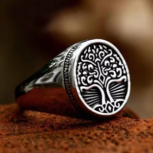 Bague Arbre de Vie au Design Vintage – Nostalgie et Style