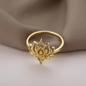 Bague Vintage inspiration du Lotus