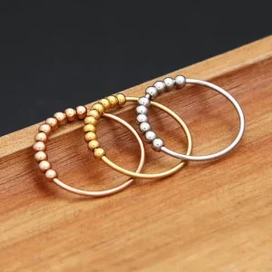 Bague Anti-Stress Minimaliste – Élégance Discrète et Sérénité au Quotidien