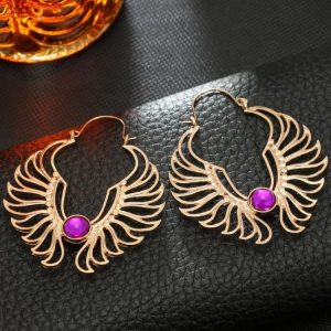 Boucles d'oreille 'Ailes d'Ange' Vintage