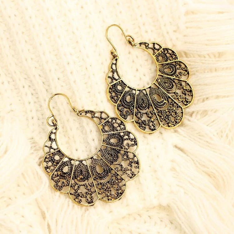 Boucles d'oreille 'Fierté du Paon' – Image 5