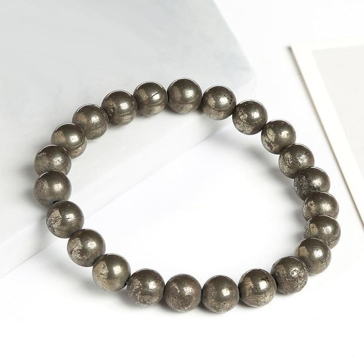 Bracelet 'Fer et Feu' en Pyrite