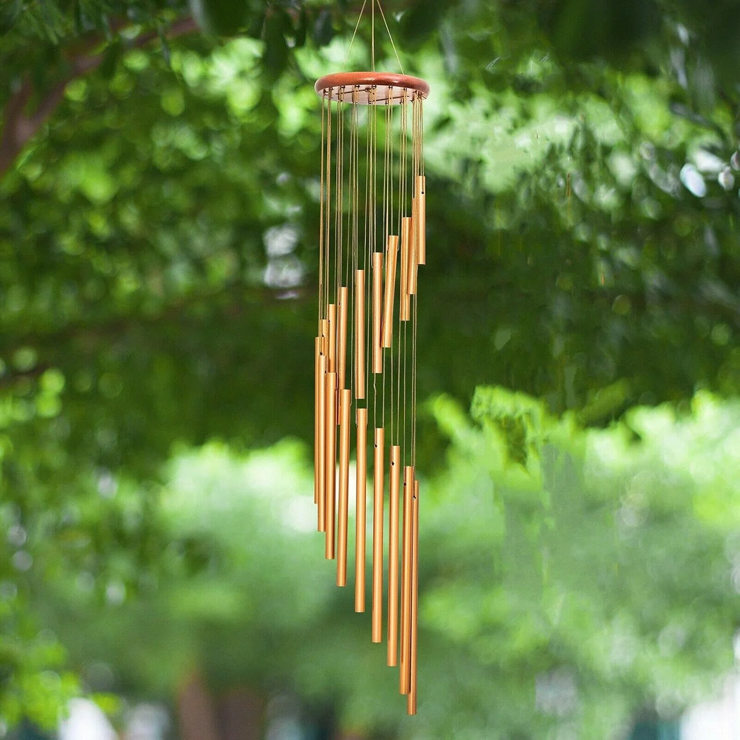 Carillon à dix-huit tubes en bois massif et aluminium – Image 5