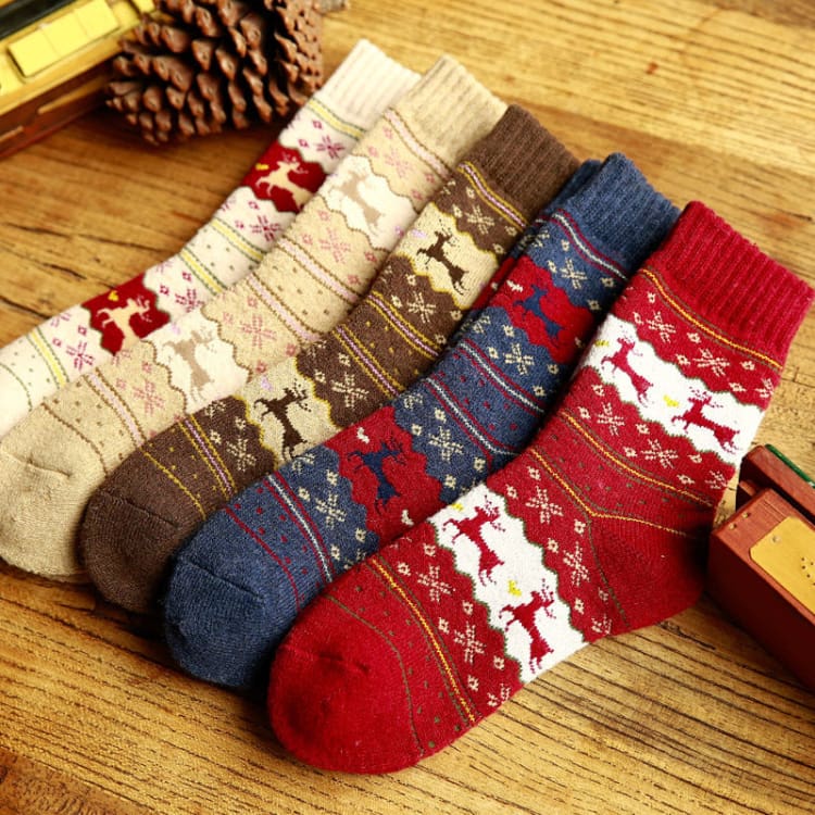 Chaussettes de Noël en coton – Image 3