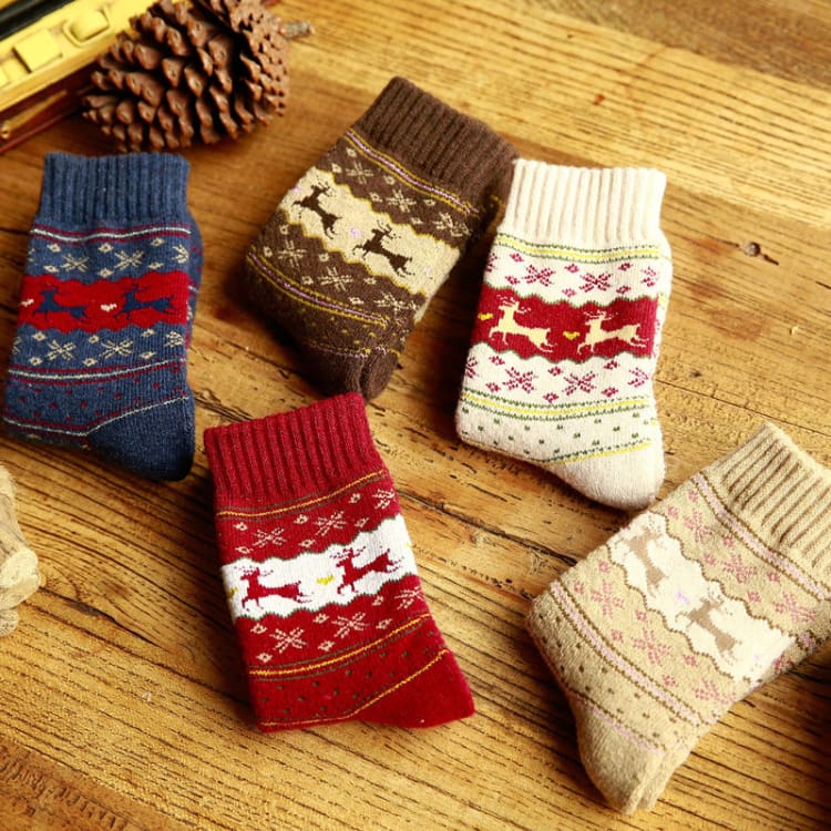 Chaussettes de Noël en coton – Image 2