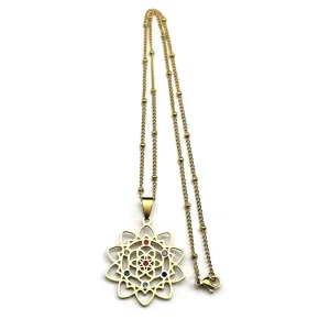 Collier 7 Chakras - Design de Fleur