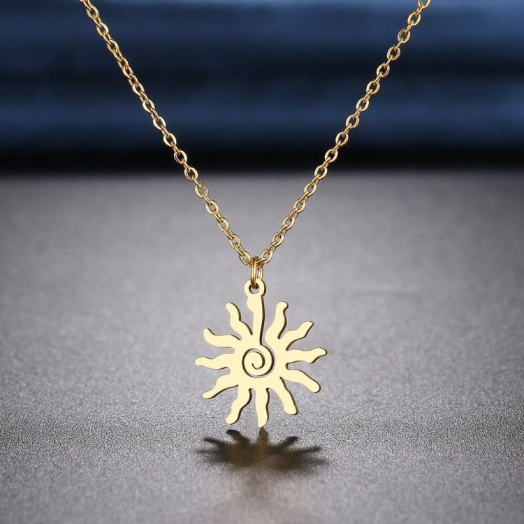 Collier 'Espoir' orné d'un Soleil – Image 2