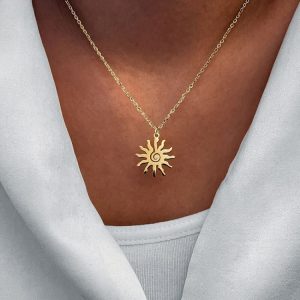 Collier 'Espoir' orné d'un Soleil