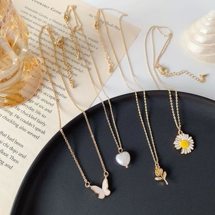 Collier 'Inspiration de la Nature' Doré – Image 2