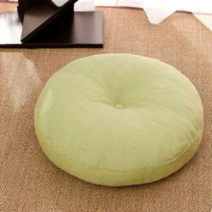 Zafu Coussin de Méditation Rond et Épais – Support Optimal et Durable