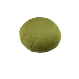 Zafu Coussin de Méditation Vert de Style Japonais – Sérénité et Élégance