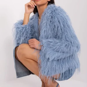 VESTE COURTE EN FAUSSE FOURRURE