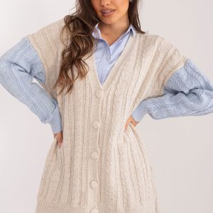 CARDIGAN GILET MI LONG DÉCONTRACTÉ