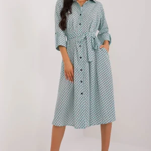 ROBE MIDI ÉVASÉE IMPRIMÉE