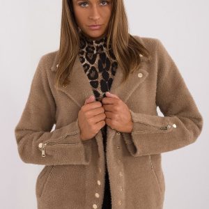 VESTE DÉCONTRACTÉE COURTE EN LAINE