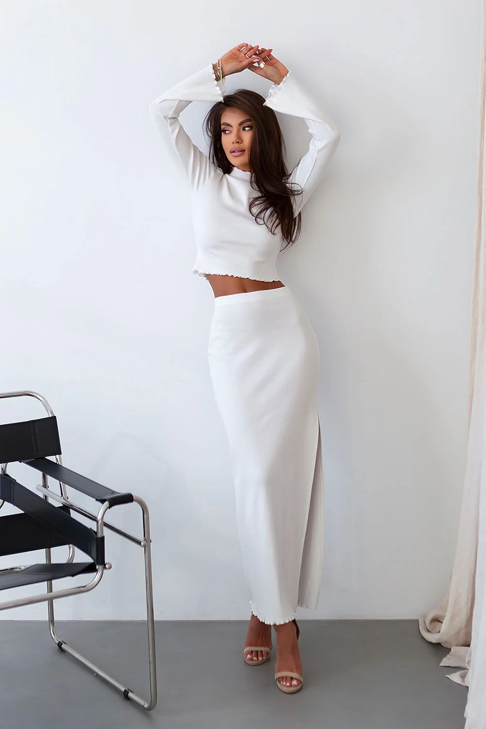 ENSEMBLE TOP & JUPE LONGUE FENDU – Image 9