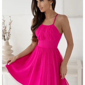 ROBE COCKTAIL TUTU À BRETELLES