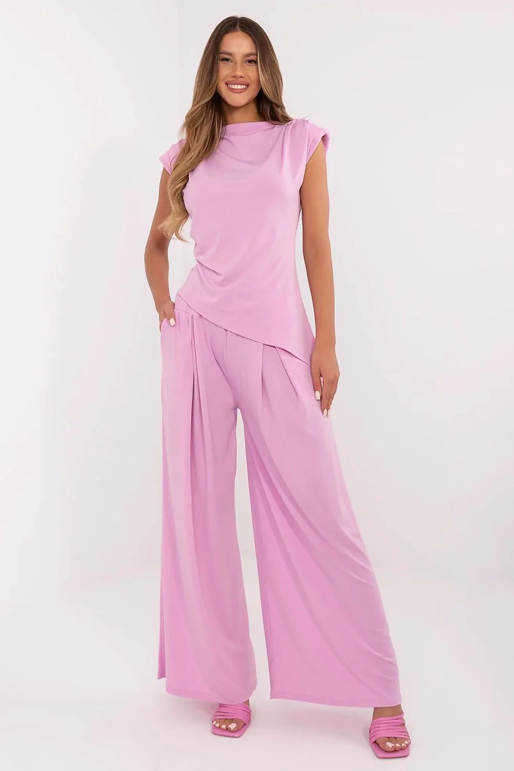 ENSEMBLE TOP & PANTALON LARGE