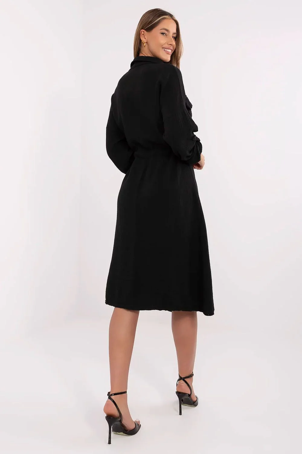 ROBE CHEMISE DÉCONTRACTÉE EN COTON – Image 8