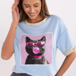 T-SHIRT CHAT MULTICOLOR