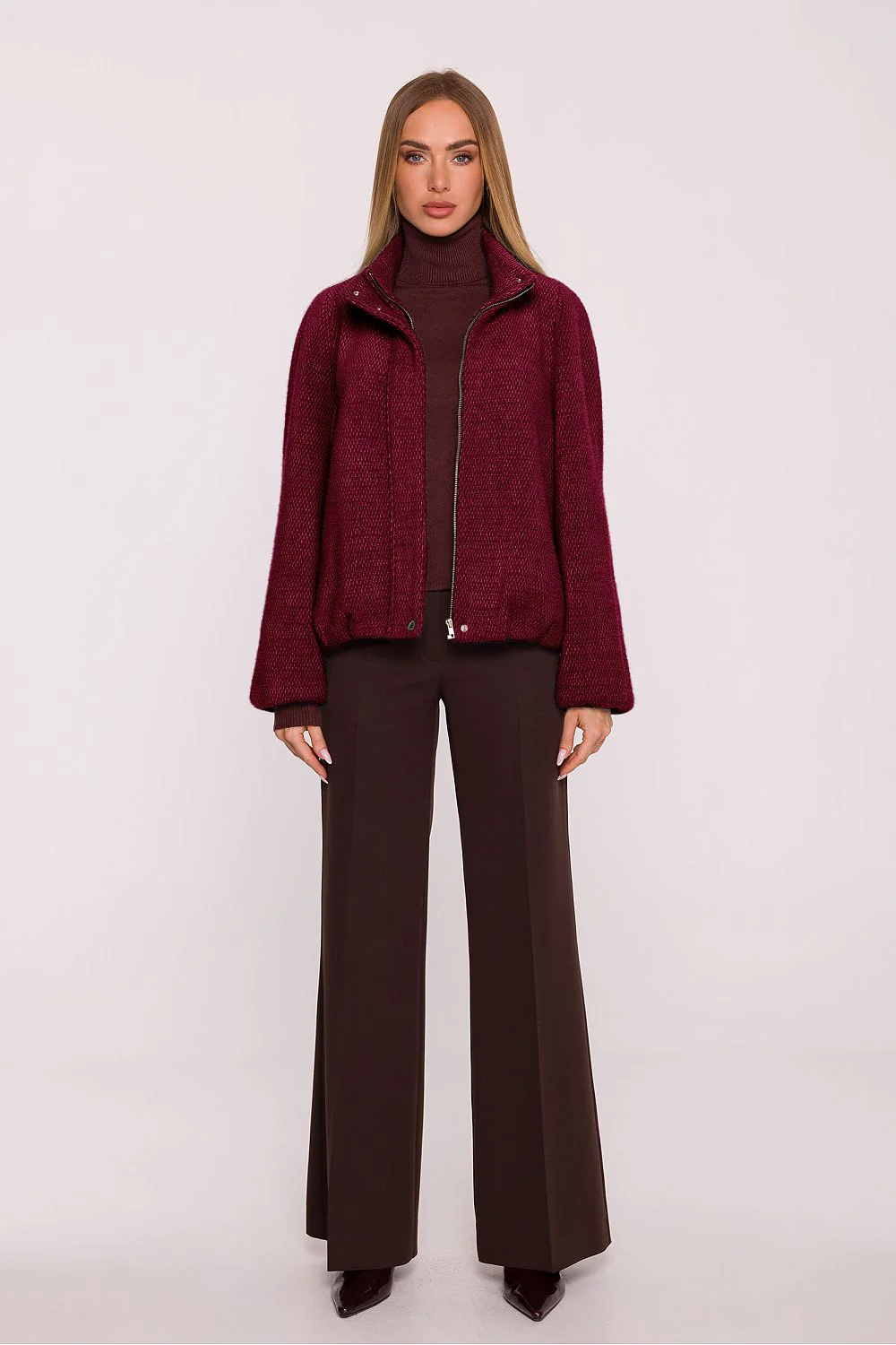 VESTE TRICOT DÉCONTRACTÉE COURTE – Image 5