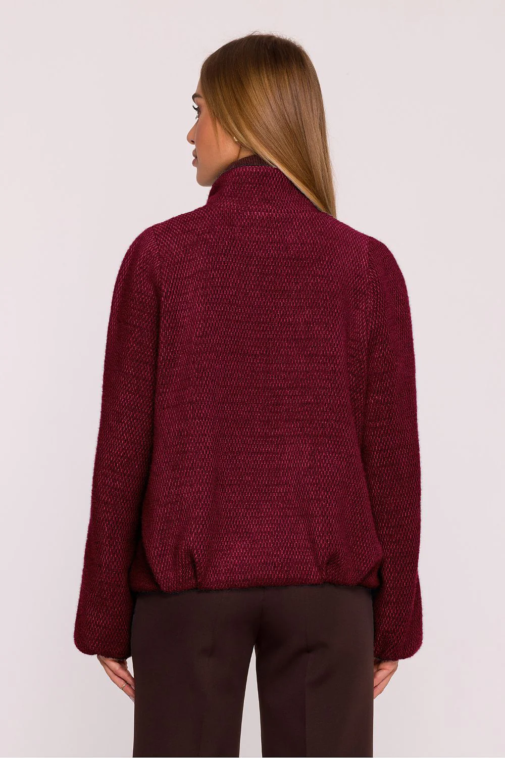 VESTE TRICOT DÉCONTRACTÉE COURTE – Image 6