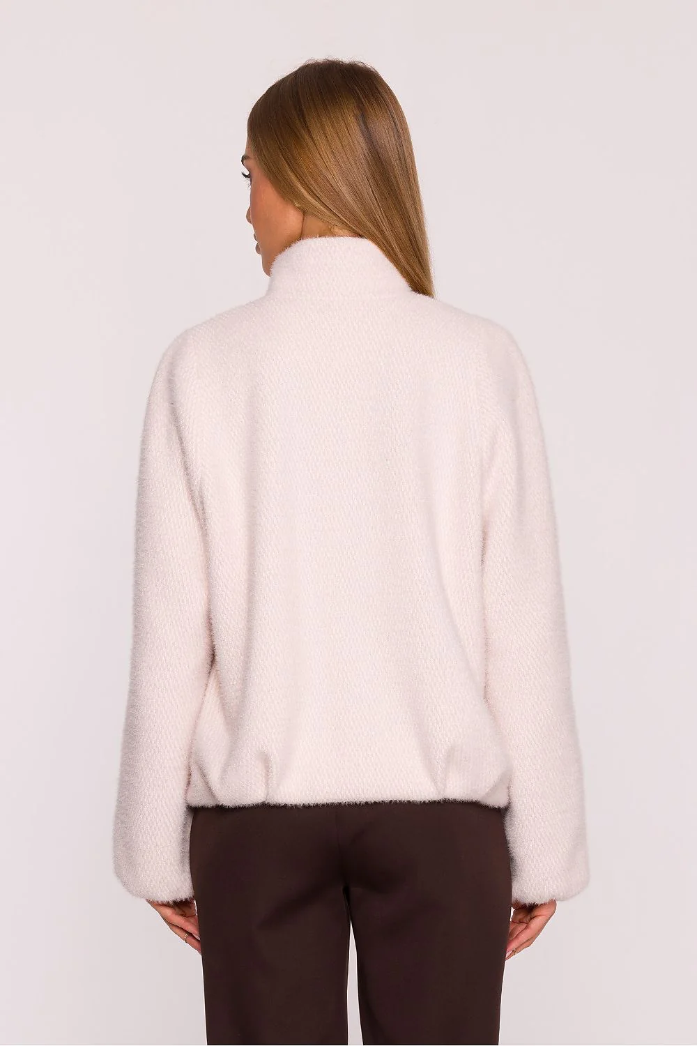 VESTE TRICOT DÉCONTRACTÉE COURTE – Image 9