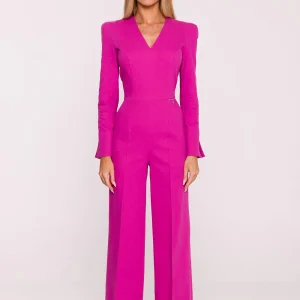 COMBINAISON CHIC PANTALON LARGE EN COTON