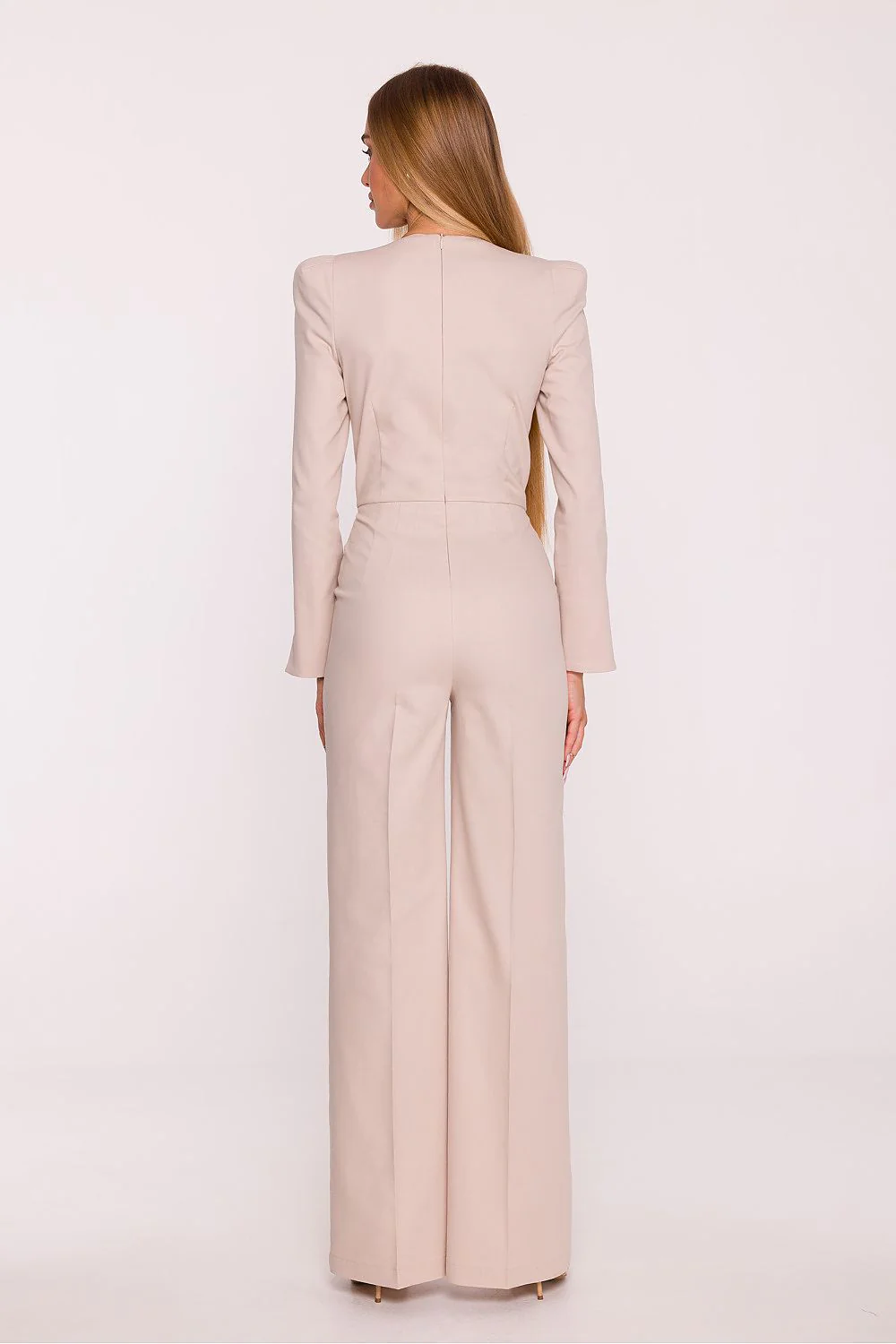 COMBINAISON CHIC PANTALON LARGE EN COTON – Image 8