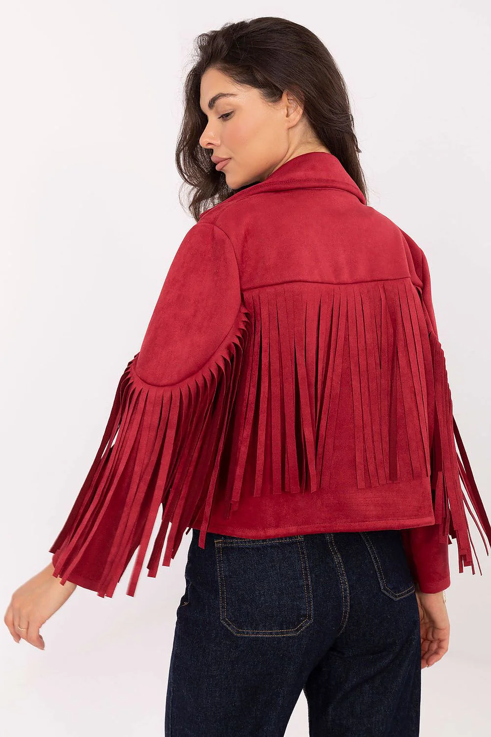 VESTE CASUAL COURTE À FRANGES – Image 3
