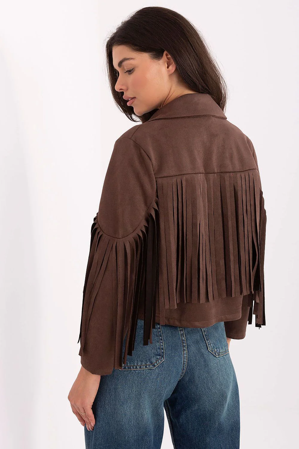 VESTE CASUAL COURTE À FRANGES – Image 6
