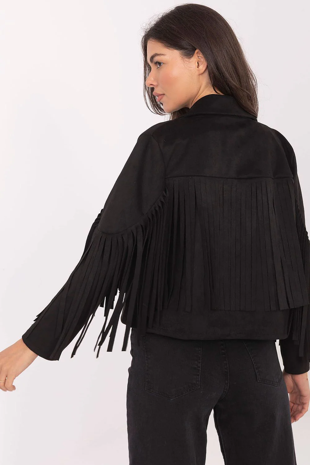 VESTE CASUAL COURTE À FRANGES – Image 9