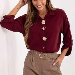 CHEMISE À BOUTONS STYLE BROCHES