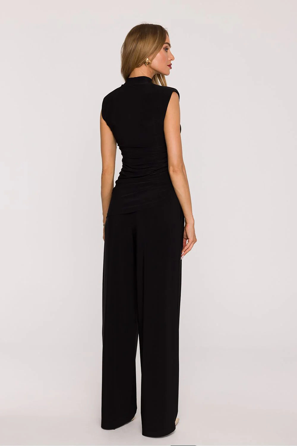 ENSEMBLE HAUT ASYMÉTRIQUE & PANTALON FLUIDE – Image 9