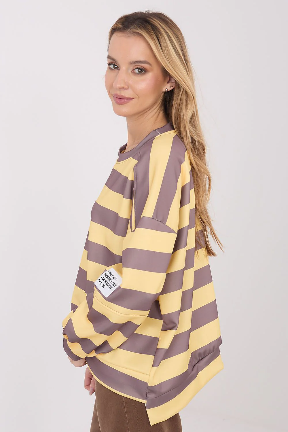 PULL BICOLORE A RAYURES – Image 6