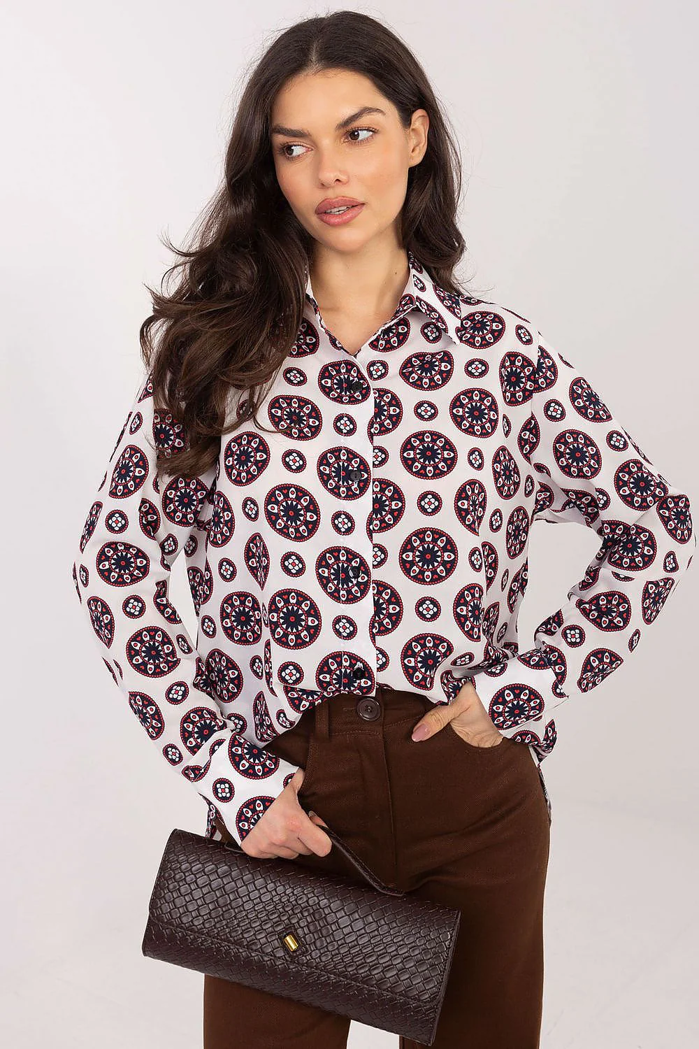CHEMISE AMPLE À MOTIFS – Image 7