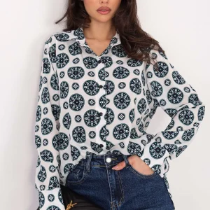 CHEMISE AMPLE À MOTIFS