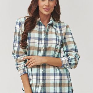 CHEMISE À CARREAUX AMPLE EN COTON