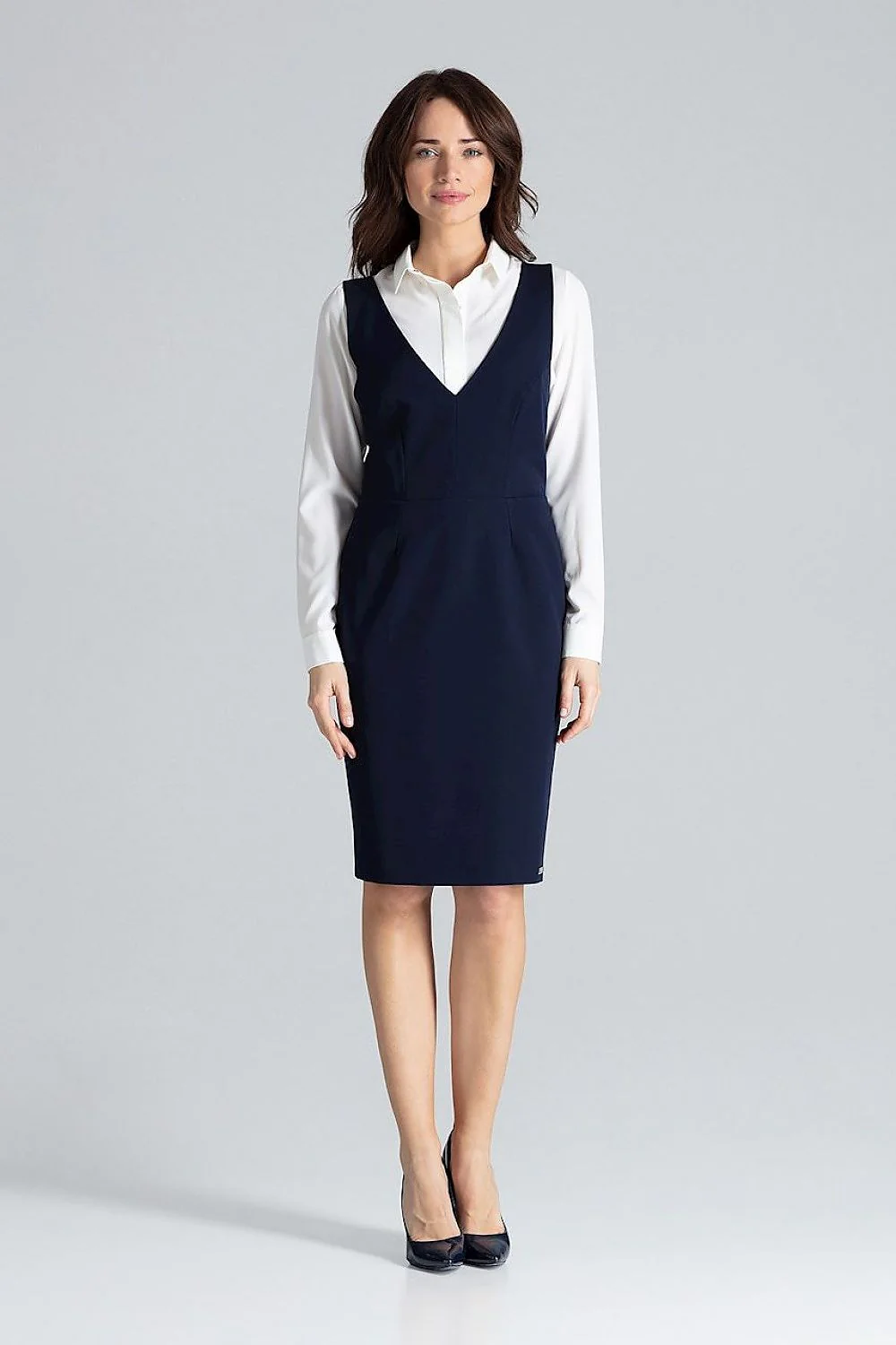 ROBE COCKTAIL MIDI SANS MANCHES – Image 4