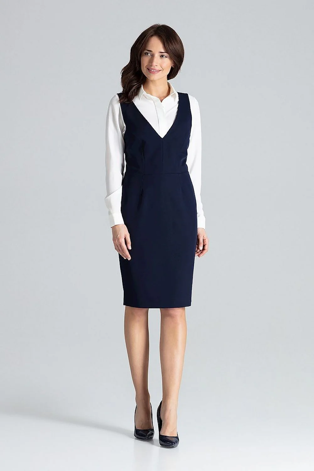 ROBE COCKTAIL MIDI SANS MANCHES – Image 3