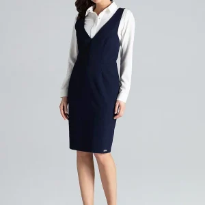 ROBE COCKTAIL MIDI SANS MANCHES