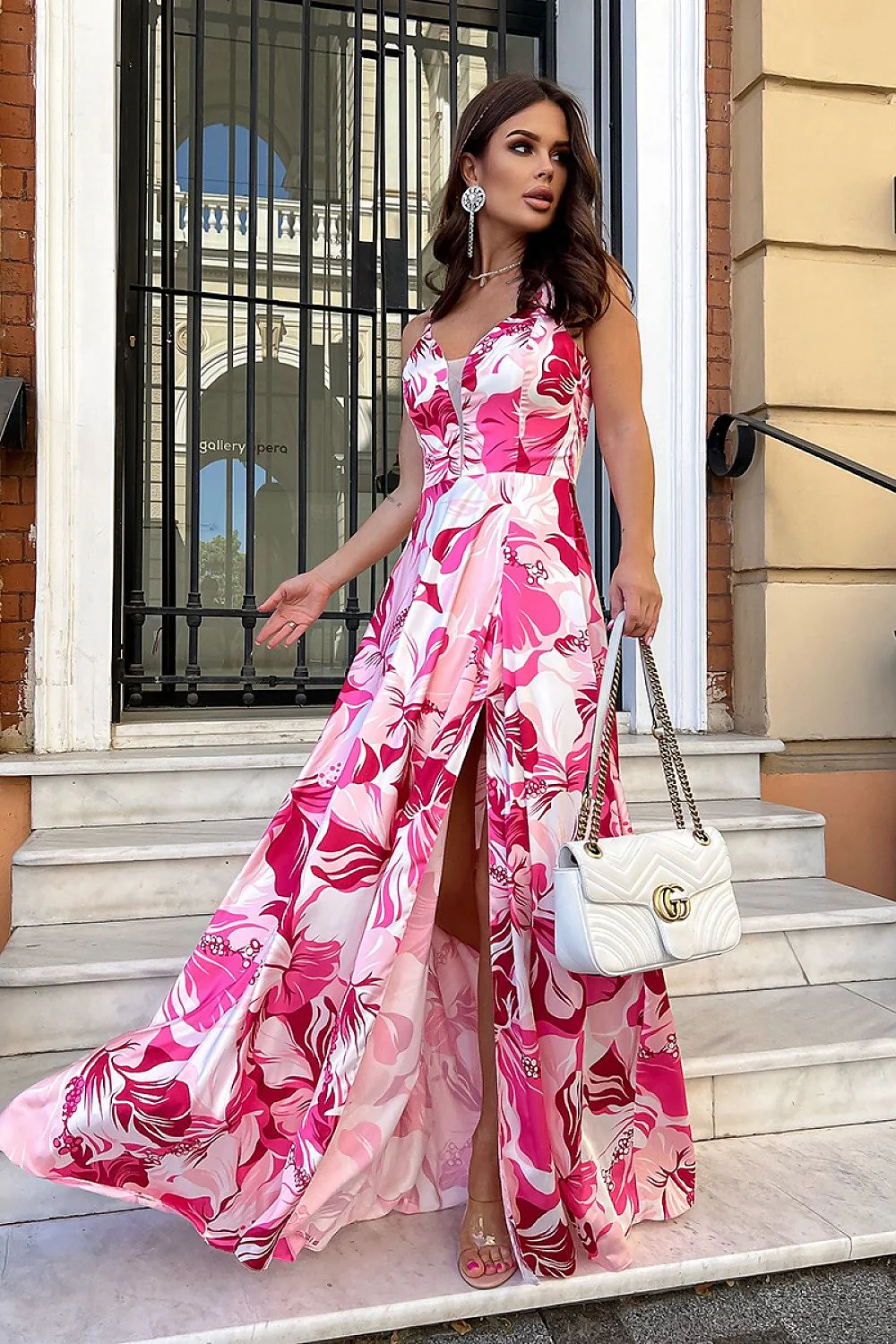 ROBE D'ÉTÉ FLORAL EN SATIN – Image 5