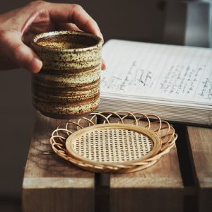 Dessous de tasse en Bambou