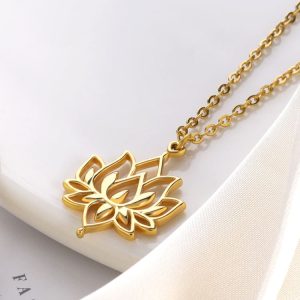 Fleur de Lotus collier de style bohème